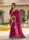 Ritika Star Georgette With Embroidery Work Saree